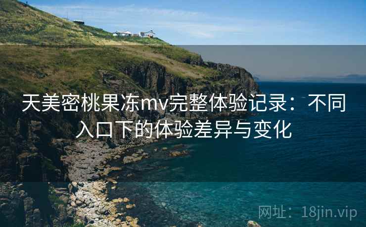 天美密桃果冻mv完整体验记录:不同入口下的体验差异与变化