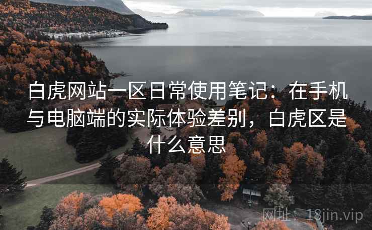 白虎网站一区日常使用笔记：在手机与电脑端的实际体验差别，白虎区是什么意思  第1张